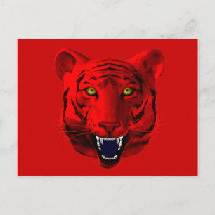 Red Tiger Postcard