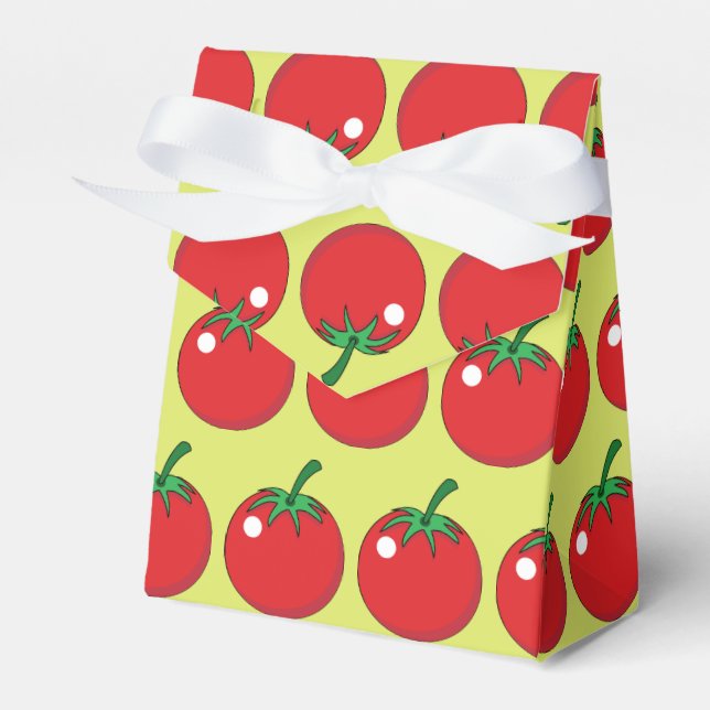 Red Tomato Favor Box (Front Side)