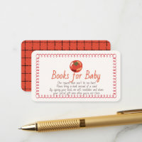 Red Tomato Italian Baby Shower Book Request