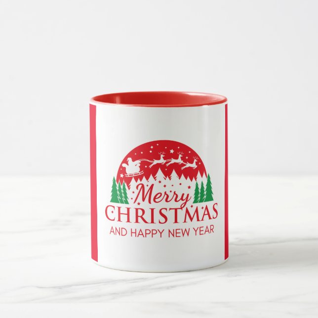 Red Top qualité de Noël MUG pour cadeau. (Centre)