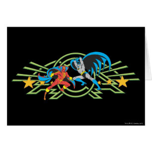 Red Tornado + Batman