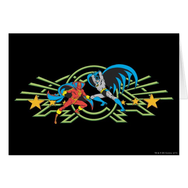 Red Tornado + Batman (Front Horizontal)