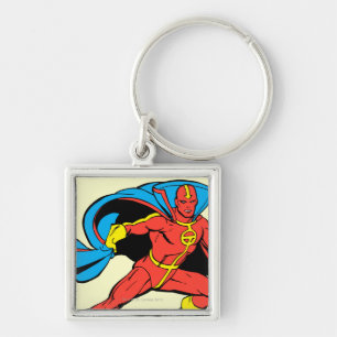Red Tornado Cape Pose Keychain
