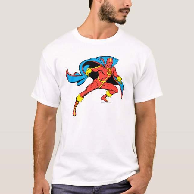 Red Tornado Cape Pose T-Shirt (Front)