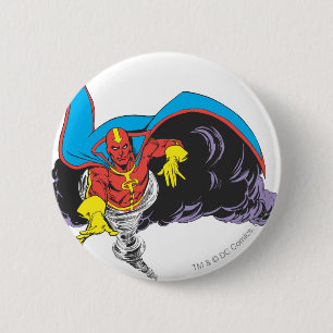 Red Tornado Emerges 2 Inch Round Button