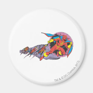 Red Tornado In Wind Motion Magnet