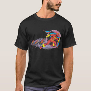 Red Tornado In Wind Motion T-Shirt
