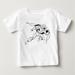 Red Tornado Outline Baby T-Shirt