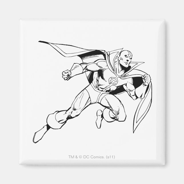Red Tornado Outline Magnet (Front)