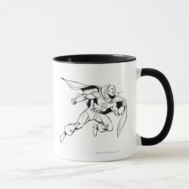 Red Tornado Outline Mug (Right)