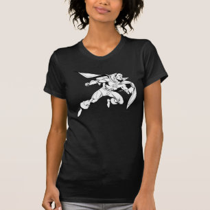 Red Tornado Outline T-Shirt