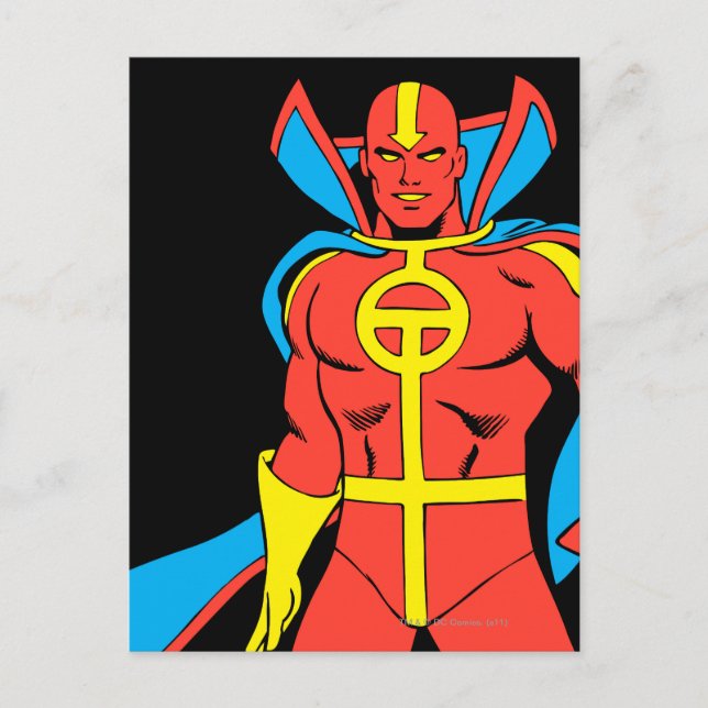 Red Tornado Pose Postcard (Front)