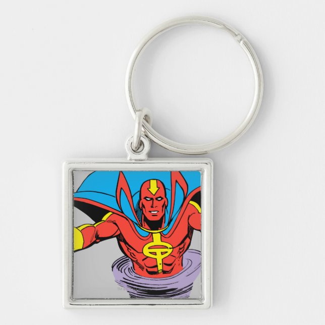 Red Tornado Twister Keychain (Front)