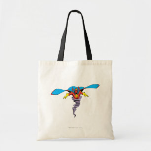 Red Tornado Twister Tote Bag