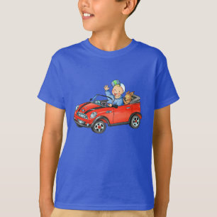 Red Toy Car Dark Childrens T-shirt