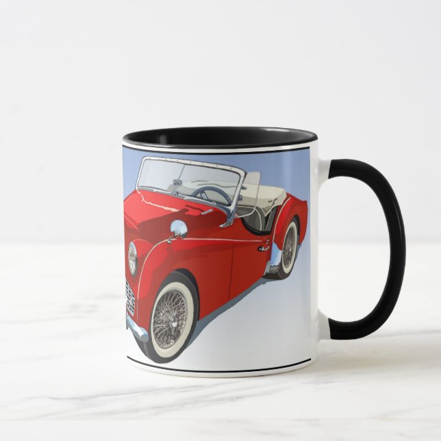 Red TR3 Mug (Right)