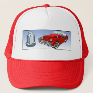 Red TR3 Trucker Hat
