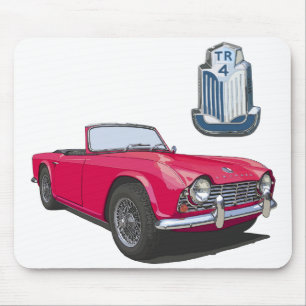 Red TR4 Mouse Pad