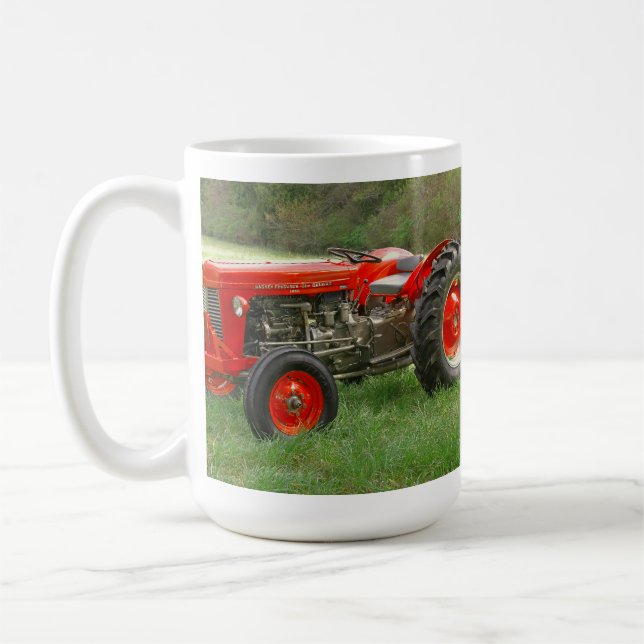 Red Tractor Coffee Mug (Left)