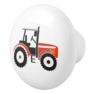 Red Tractor Custom Ceramic Knob