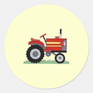 Red Tractor Sticker