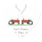 Red Tractor Wedding Envelope Seal