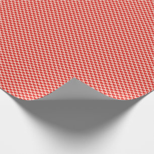 Red, traditional Valentine's day heart Wrapping Paper