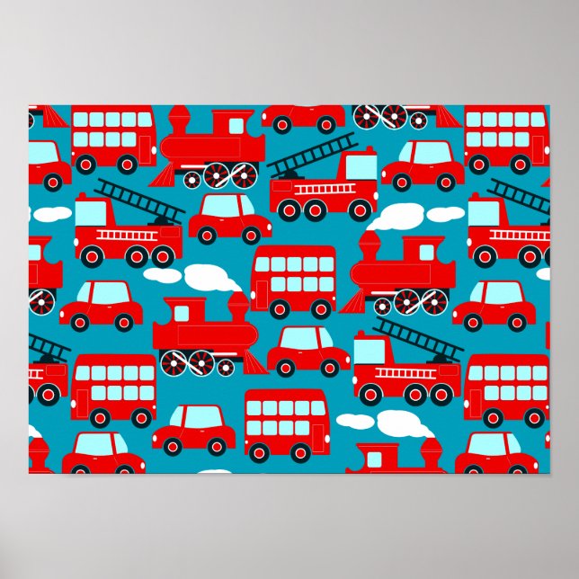 Red transport poster (Front)