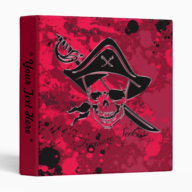 Red Treasure Seeker Binder (Front/Spine)