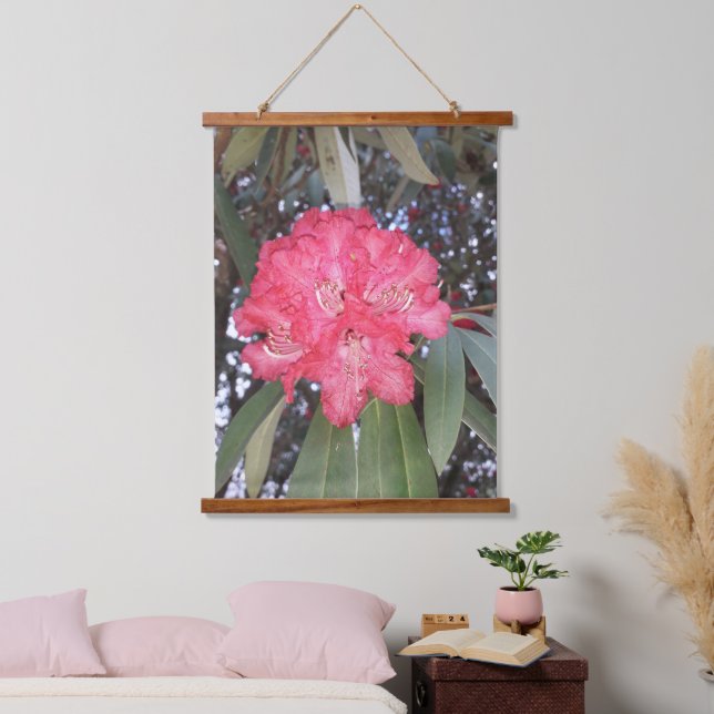 Red tree flower hanging tapestry (Bedroom)