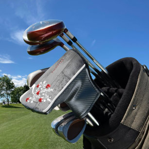 Red Tree of Hearts Personalized Golf Head Cover