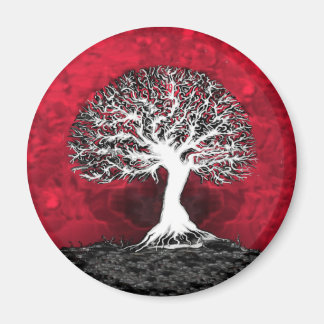 Red Tree of Life Magnet