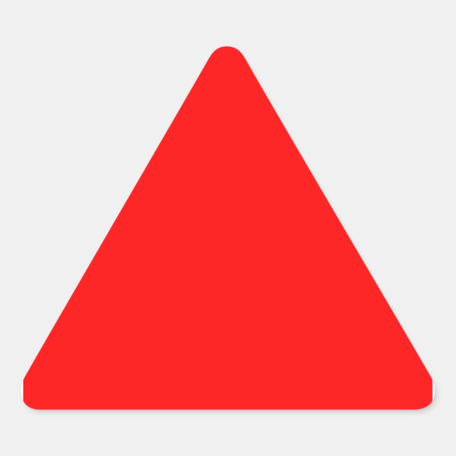 Red Triangle Sticker (Front)