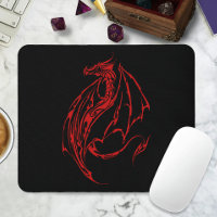 Red Tribal Dragon