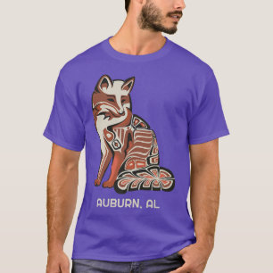 Red Tribal Fo Auburn Native American Artwork T-Shirt