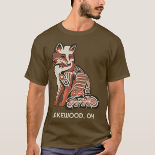 Red Tribal Fo Lakewood Native American Artwork T-Shirt