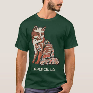 Red Tribal Fo LaPlace Native American Artwork T-Shirt