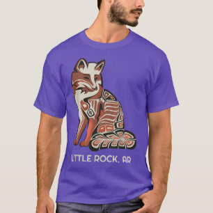 Red Tribal Fo Little Rock AR Native American Artwo T-Shirt