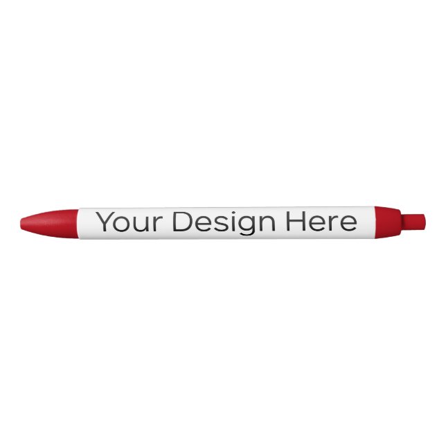 Red Trim Pen with Blue Ink (Front)