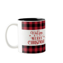 Red Truck Buffalo Plaid Christmas