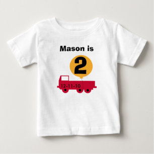Red Truck Customizable Birthday Tshirts