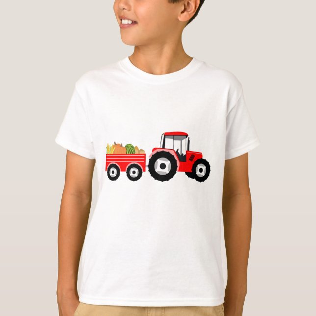 Red Truck Farm Produce T-Shirt (Front)