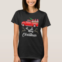 Red Truck Gnomes Christmas Shirt - Merry Christma