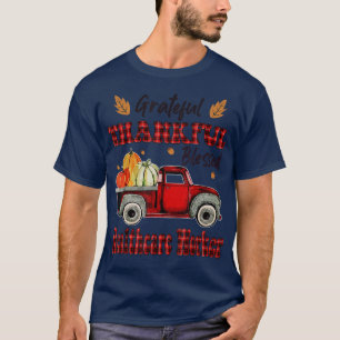 Red Truck Healthcare Worker Thankful Grateful Bles T-Shirt