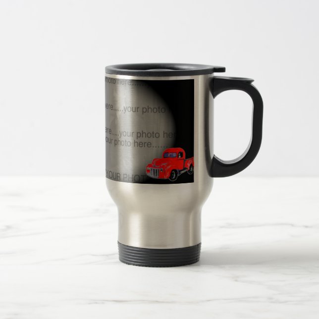 Red Truck personalized thermal Mug (Right)