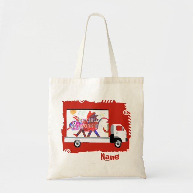 Red Truck Tote  $10.95 Bag (Front)