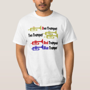 Red Trumpet Blue Trumpet T-Shirt