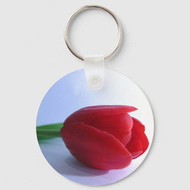 Red Tulip Key Chain (Front)