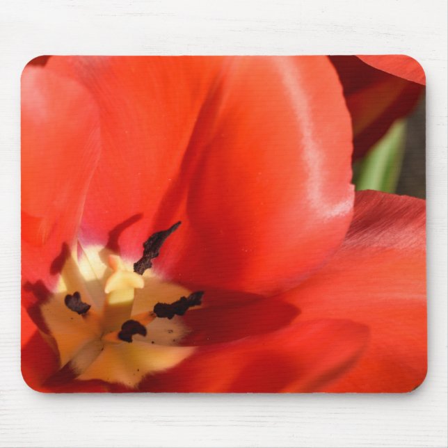 red tulip mouse pad (Front)