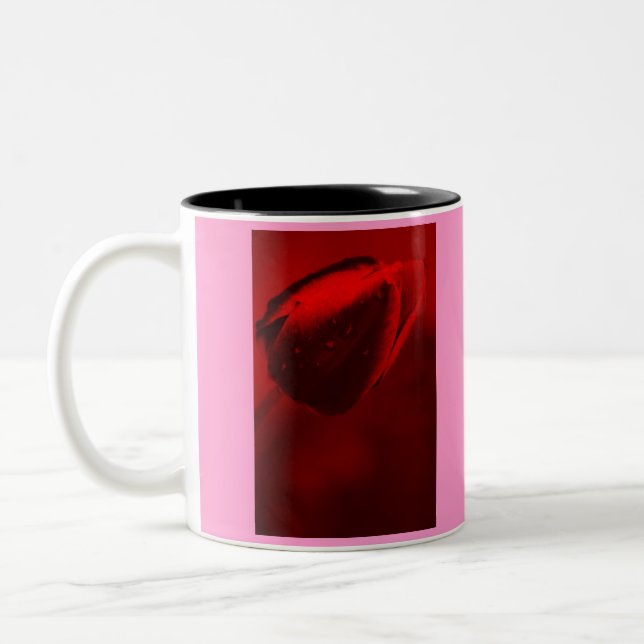 Red Tulip Mug (Left)